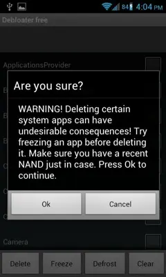 Debloater free android App screenshot 0